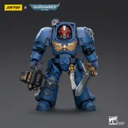 Warhammer Collectibles: 1/18 Scale Ultramarines Terminator Squad Sergeant With Teleport Homer