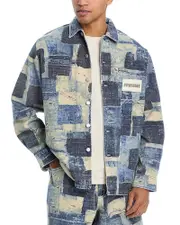 Pleasures Boro Regular Fit Patchwork Style Shirt Jacket
