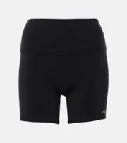 [Alo Yoga] Alo Yoga Airbrush high-rise biker shorts AU 14 black