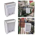 Wall Mount Mailbox Large Capacity Durable Vertical with Lock