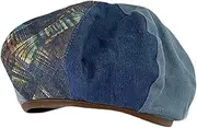 [Wzmzjy] Women Beret Hat Denim Cap for Hiking Travel Summer Spring Party