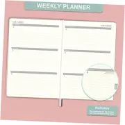 2022 Planner - Weekly & Monthly Planner 2022 with Calendar Stickers, Rose Gold