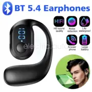 Wireless Bluetooth 5.4 Earbuds Digital Display TWS Earphone Waterproof Ear Hook