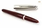 PARKER 51 BURGUNDY CHROME TRIM FOUNTAIN PEN WITH STEEL NIB MAGNIFICENT DESIGN!!!