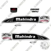 Fits Mahindra 3016 Kit Tractor Reproduction Equipment Decals - Chrome Vinyl!
