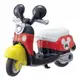 小禮堂 迪士尼 米奇 TOMICA摩托車《DMA-03.黑紅》10週年紀念.公仔.模型.玩具