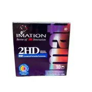 Imation 2HD Diskettes 3.5" Floppy Disk 1.44MB Pack Of 10 NEW