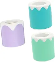 LOPUNER 3rolls Self-adhesive Border Stickers for Classroom Bulletin Boards -resistant Decorative Trim for Creative Displays