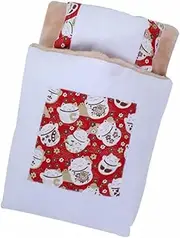 Pet Bed Puppy Bed Doll Crib Cat Beds for Indoor Cats Plush Comforter Blankets Doll and Cradles Vet Bedding for Dogs Human Dog Bed Cute Sack Bed Pet Heating Pad Chew Pp Cotton Red