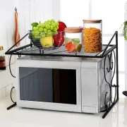 Microwave Shelf Rustic Spice Rack Microwave Rack for Microwave Home Pantry