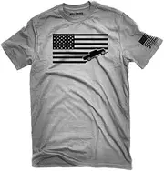 American Flag USA Off-Road Truck T-Shirt Perfect Shirt for The Offroad Gladiator JT Owner Made in USA
