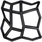36cm Irregular Walk Maker Stepping Stone Reusable Paver Molds Brick Mould Cement Brick Mold DIY Garden Walkway Pavement