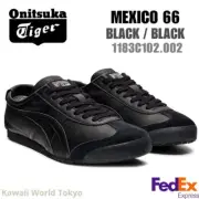 Onitsuka Tiger MEXICO 66 BLACK/BLACK 1183C102.002 UNISEX NEW!! Japan F/S