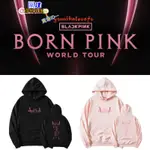 BLACKPINK世巡演唱會BORN PINK周邊同款衛衣打歌服加絨薄秋冬上衣