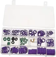 MUSISALY 1 Set Car Air Conditioning Rubber Ring Seal Kit Versatile Gasket Assortment for Automotive Repair Prevents Refrigerant Leakage Durable Rubber Material Compatible with Various