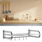 Microwave Shelf Wall Mounted Microwave Oven Rack for Household Commercial