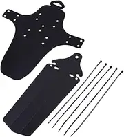 UPKOCH Adjustable Mountain Bike Mud Guard Front and Rear Plastic Mudguard Lightweight and Portable Designed to Protect Against Dirt and Grime Compatible with MTB and Road Bikes
