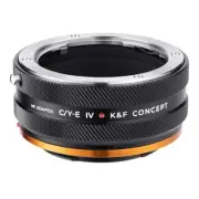 K&F Concept Adapter for C/Y SLR Lens Mount to Sony E Camera Body,C/Y-E IV PRO