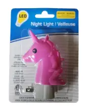 Greenbrier LED Night Light w/ Manuel On/Off Switch - New - Unicorn