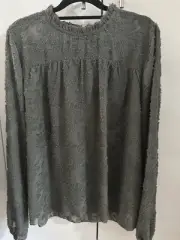 DECJUBA Arabella Floral Burnout Blouse - Size 14 - BNWT