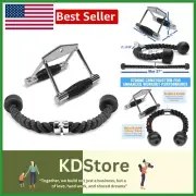 Elevate Your Home Gym with Premium Tricep Rope & Double D Handle Attachment Set