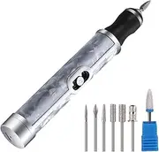 Toenail Grinder Electric, Drill Cordless 4-Speed Professional, Nail Tool, 12.5x1.9cm for Thick Toenail Grinding Polishing Acrylic Removal Clockwise Strong