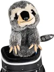 Daphne's Unisex's Sloth Novelty Driver Cover-Grey, 0