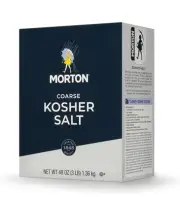 Morton Salt Coarse Kosher Salt – for Cooking, Grilling, Brining, & Salt Rimming,