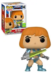 Funko POP! Retro Toys Masters Of The Universe #106 He-Man Laser Power (Metallic) - 2022 San Diego Comic Con Limited Edition - New, Mint Condition