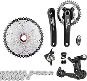 Labymos 1x10 Speed MTB Derailleurs Shifter Groupset Crankset 11-50T Cassette Flywheel 10 Speed Chain for MTB Mountain