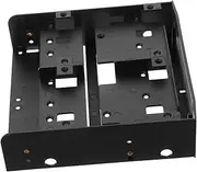 FELTECHELECTR 2.5/3.5 Inch to 5.25 Inch Floppy Drive Bay Adapter Kit Mounting Bracket for Hard Drive Cage