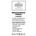 Giselle Bedding Giselle Bedding Bamboo Mattress Protector Double