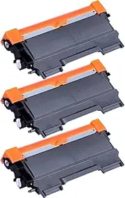 Ink Stop 3 Pack Compatible Toner Cartridge for Brother TN-2250 TN2250 Brother DCP7060D DCP7065DN FAX2840 FAX2950 HL2240D HL2242D HL2250DN HL2270DW MFC7240 MFC7360N MFC7362N MFC7460N MFC7860DW
