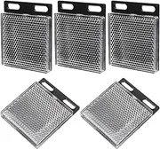 FELTECHELECTR 5pcs Photoelectric Sensor Reflector Retro Reflective Panel Easy Installation Suitable for Road Safety Construction Sites Vehicle
