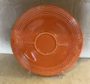 Fiesta NEW Persimmon Hostess Chip And Dip Tray~Fiestaware~1995-2008