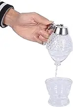 Fast and Health Easy and Convenient Honey Pot, Honey Dispenser Glass, for Home for Restaurant