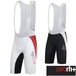【ZERORH+】義大利DRYSKIN AIRX長距離型男用專業吊帶自行車褲(黑色、白色 ECU0353)