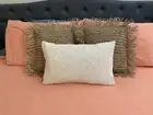 Textured Tassell Cushion Cover 30 x 50cm Coastal Beach Boho Home Decor Brand New