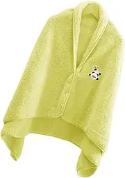[generic] Wearable Blanket Shawl Coral Fleece Sleep Blanket Soft Warm Cloak Shawl Wrap Warm Cloak for Home Office Travel