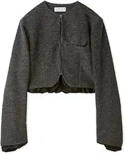 styling/(スタイリング/) [Styling] Yoshimi NAGAO 16WCJ245053 Women's CGRY Short Jacket, CGRY, 1