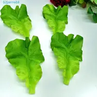 在飛比找蝦皮購物優惠-JARRED萵苣葉PU1件自製栩栩如生廚房裝飾仿真蔬菜模型