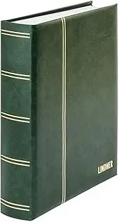 Lindner 1162S-G Stockbook LUXUS with 60 White Pages, 225 x 310 mm, Green