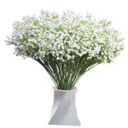 Babys Breath Artificial Flowers, 24 Pcs Fake Flowers Gypsophila Bouquet Fall