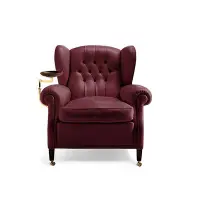 在飛比找Yahoo!奇摩拍賣優惠-1919雪茄椅/意大利全真皮單人沙發椅 美式老虎椅別墅設計師