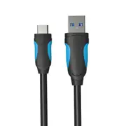 VAS-A37 USB3.0 Type-C Flat Data Sync Charge Cable For PC Smartphone Table