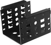 QUMIIRITY Multi-Size Fit 2.5/3.5 Inch Hard Drive Cage Stylish Iron Bracket for Computer System