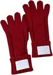 [JINZIJINYU] Knitted Touch Screen Gloves Winter Finger Touch Screen Gloves Open Two Finger Cycling Gloves