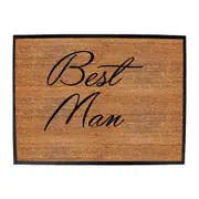Best Man Married - Funny Novelty Doormat Man Cave Floor mat