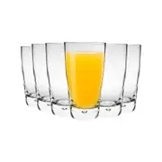 Bormioli Rocco Luna Highball Cocktail Glasses Set With Bubble Base - 340ml - Pack Of 12