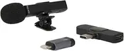 ROODTUO MPC-A Wireless Lavalier Microphone - Podcasting, Vlogging, 20m Range, Type C & Apple Compatible